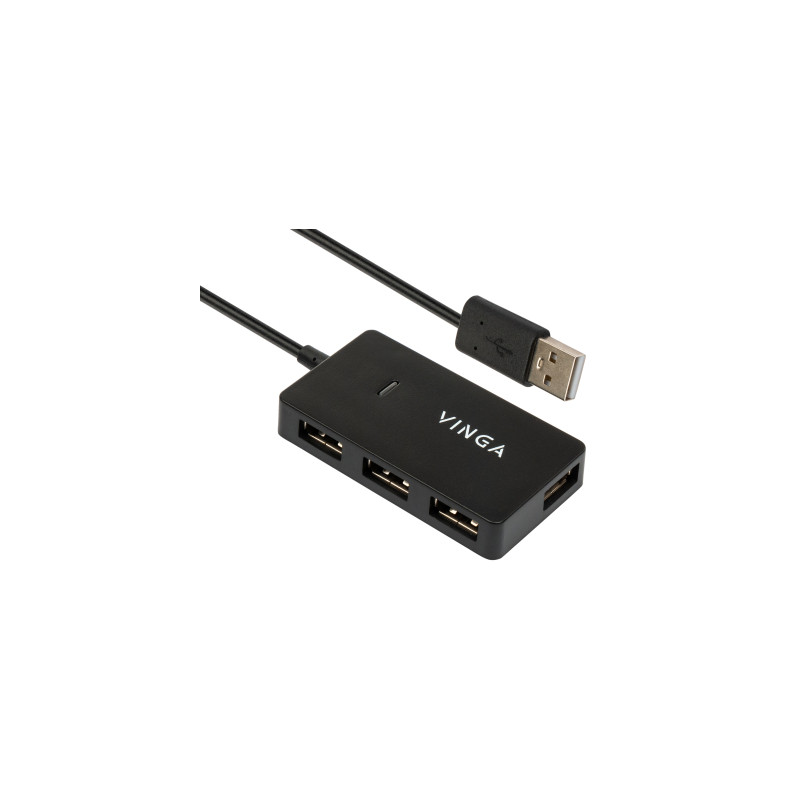 Концентратор Vinga USB2.0 to 4*USB2.0 HUB (VHA2A4)