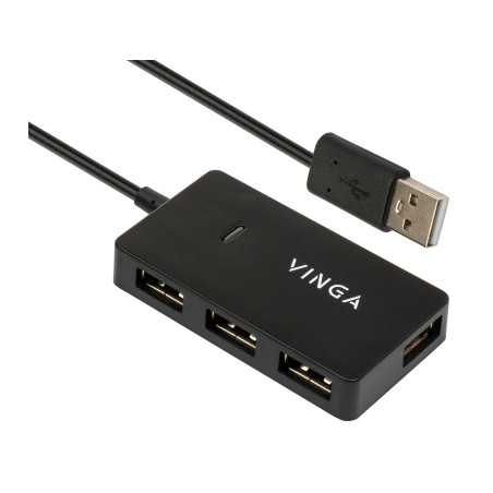 Концентратор Vinga USB2.0 to 4*USB2.0 HUB (VHA2A4)