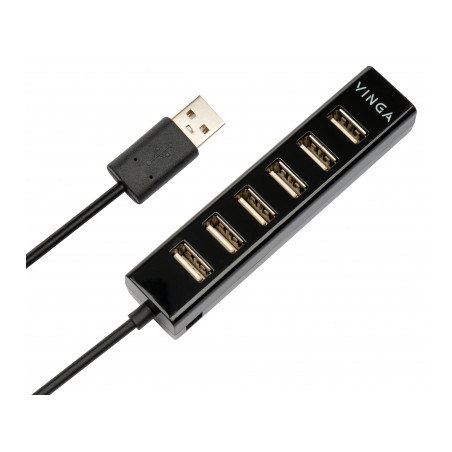 Концентратор Vinga USB2.0 to 7*USB2.0 HUB (VHA2A7)