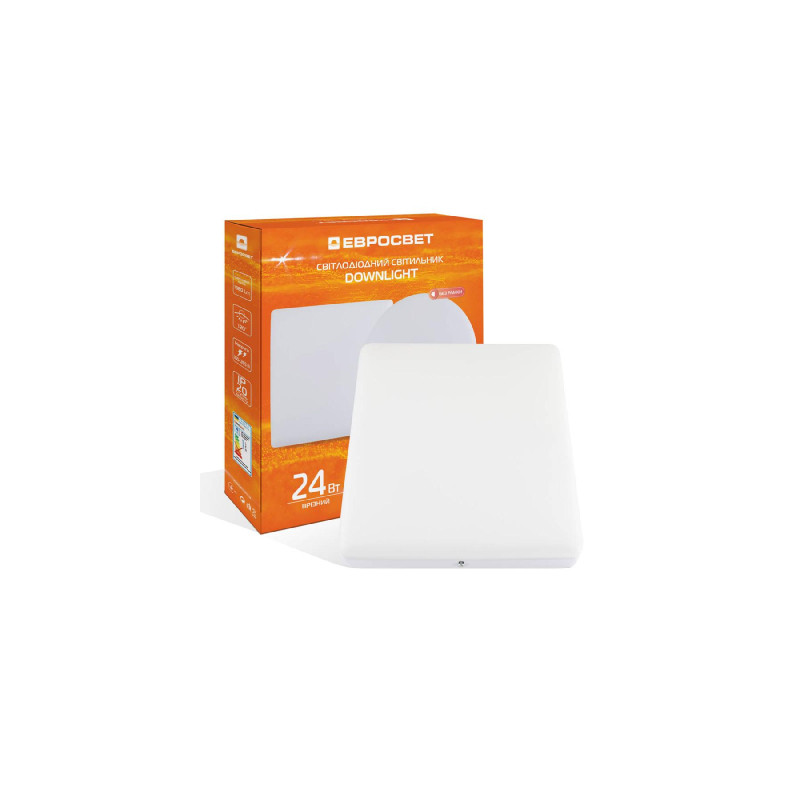 Світильник точковий Євросвітло LED-SS-170-24 4200К без рамки