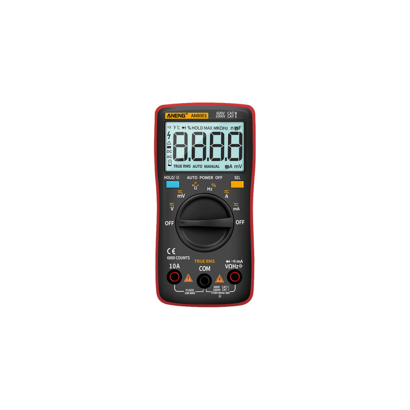 Цифровий мультиметр ANENG AN8001, V, A, R (AN8001)