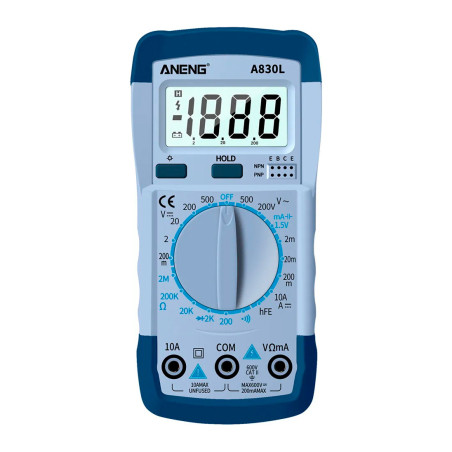Цифровий мультиметр ANENG AN-A830L, V, A, R (AN-A830L)