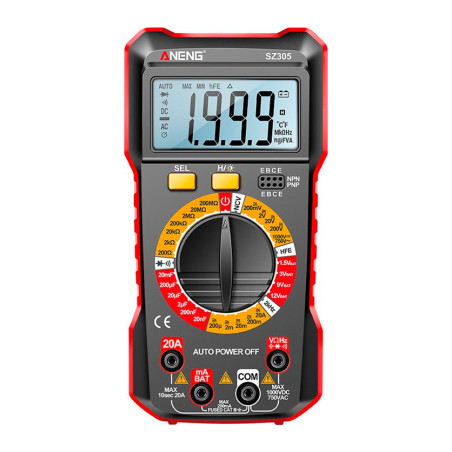 Цифровий мультиметр ANENG SZ305, B, A, T, детектор прихованої (SZ305)