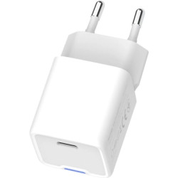 Зарядний пристрій ColorWay GaN Mini 30W PD Port PPS USB-C white (CW-CHS054PD-WT)
