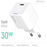 Зарядний пристрій ColorWay GaN Mini 30W PD Port PPS USB-C white (CW-CHS054PD-WT)