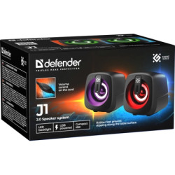 Акустична система Defender J1 LED USB Black (65961)