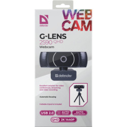 Веб-камера Defender G-lens 2590 QHD 2K 1440p Black (63113)