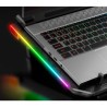Підставка до ноутбука IceCoorel 10-15.6", 6*80mm 1800 RPM, 2*USB, 366x256x23mm, RGB (A17)