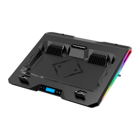 Підставка до ноутбука IceCoorel 10-15.6", 2*60mm 2800 RPM, USB2.0+LCD+speed control., 400x350x45mm (A3)