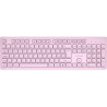 Клавіатура Canyon HKB-W01 Silent Wireless UA Pink (CNS-HKBW01P)