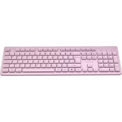 Клавіатура Canyon HKB-W01 Silent Wireless UA Pink (CNS-HKBW01P)