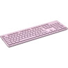 Клавіатура Canyon HKB-W01 Silent Wireless UA Pink (CNS-HKBW01P)