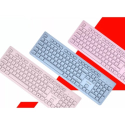 Клавіатура Canyon HKB-W01 Silent Wireless UA Pink (CNS-HKBW01P)