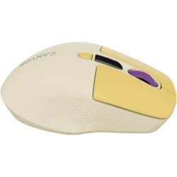 Мишка Canyon MW-26 LCD Silent Wireless/Bluetooth Yellow (CNS-CMSW26Y)
