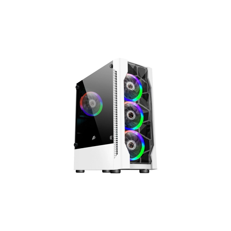 Корпус для ПК 1stPlayer D4-WH-4F1-W