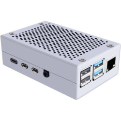 Корпус для Мікро ПК Pi HUT for Raspberry Pi 4 Alu (102500)