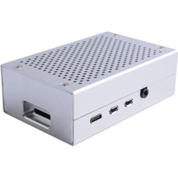 Корпус для Мікро ПК Pi HUT for Raspberry Pi 4 Alu (102500)