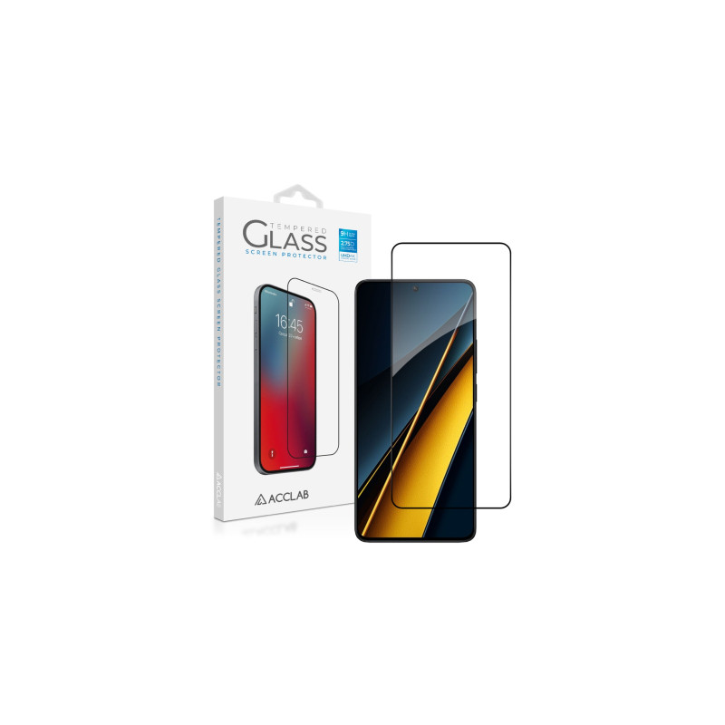 Скло захисне ACCLAB Full Glue Xiaomi Poco X6 Pro Black (1283126588679)