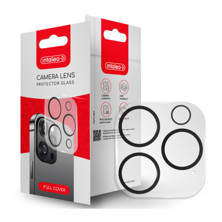 Скло захисне Intaleo Camera Lens Apple Iphone 15 Pro/15 Pro Max Black (1283126576867)