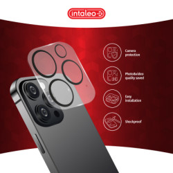 Скло захисне Intaleo Camera Lens Apple Iphone 15 Pro/15 Pro Max Black (1283126576867)