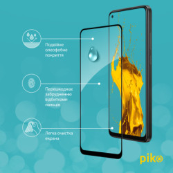 Скло захисне Piko Full Glue Oppo A78 Black (1283126582929)