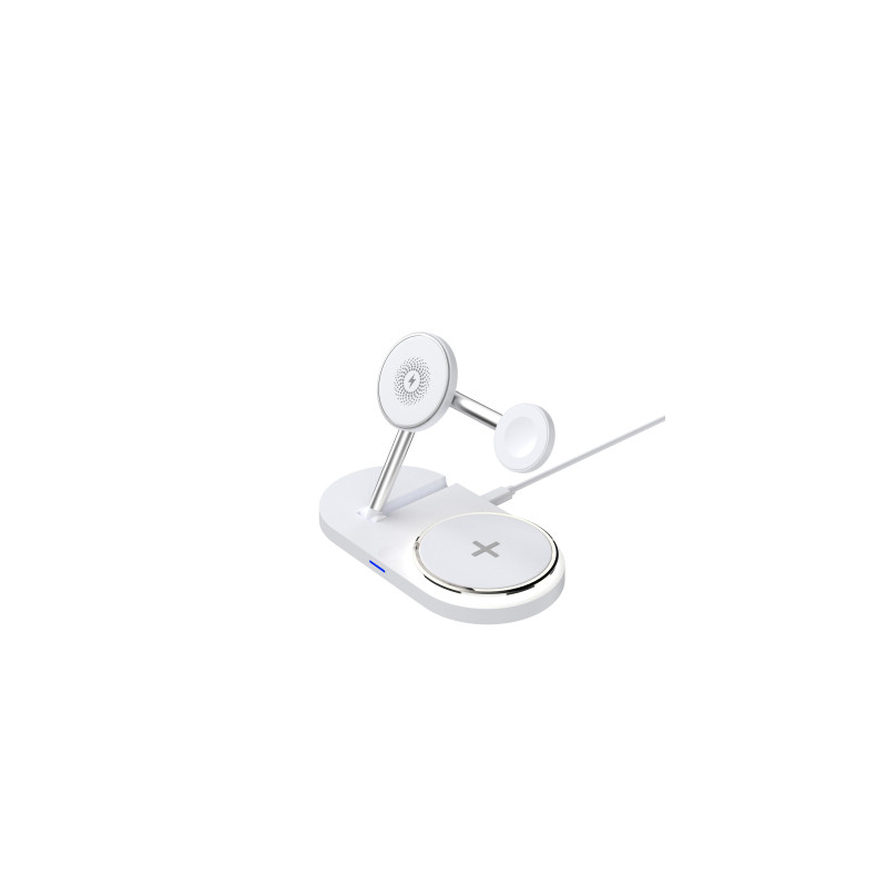 Зарядний пристрій Armorstandart Wireless Charging H101 3 in 1 Magnetic White (ARM78102)