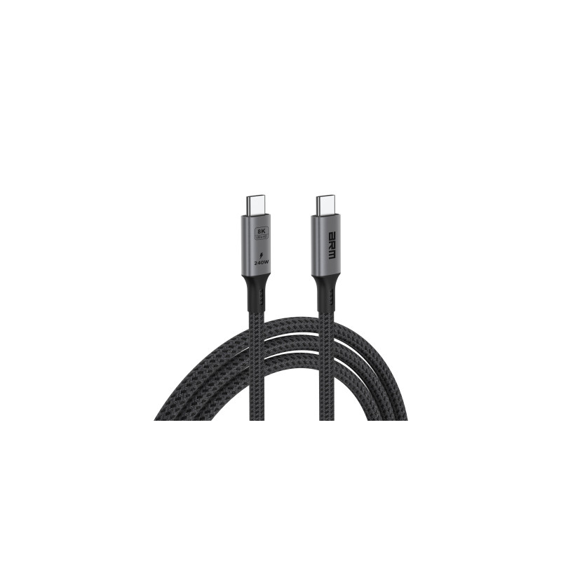 Дата кабель USB-C to USB-C 1.0m USB4 40Gbps 240W 8K60Hz black Armorstandart (ARM81921)