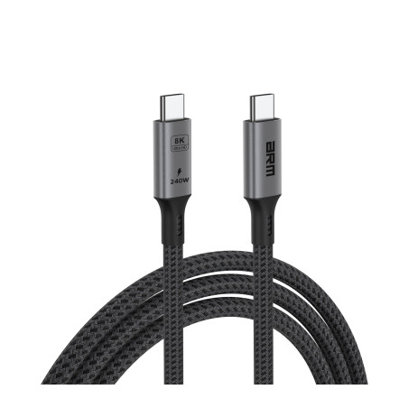 Дата кабель USB-C to USB-C 1.0m USB4 40Gbps 240W 8K60Hz black Armorstandart (ARM81921)
