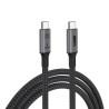 Дата кабель USB-C to USB-C 1.0m USB4 40Gbps 240W 8K60Hz black Armorstandart (ARM81921)