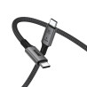 Дата кабель USB-C to USB-C 1.0m USB4 40Gbps 240W 8K60Hz black Armorstandart (ARM81921)