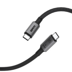 Дата кабель USB-C to USB-C 1.0m USB4 40Gbps 240W 8K60Hz black Armorstandart (ARM81921)