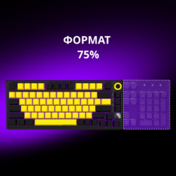 Клавіатура Lorgar KBP7075W Pro RGB Wireless/Bluetooth/USB UA Beige (LRG-KBP7075W-RT-US)