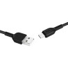 Дата кабель USB 2.0 AM to USB-C 1.0m 3A PVC X20 black HOCO (6957531068846)