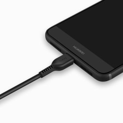 Дата кабель USB 2.0 AM to USB-C 1.0m 3A PVC X20 black HOCO (6957531068846)