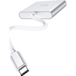 Концентратор HOCO USB-C to USB3.0+HDMI+PD HB14 Silver (6931474725790)