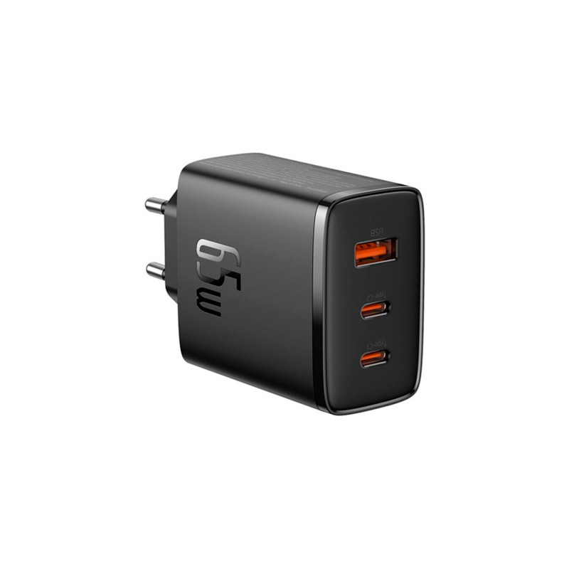 Зарядний пристрій Baseus Cube Pro Fast Charger 2C+U 65W black (P10152301113-00)