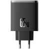 Зарядний пристрій Baseus Cube Pro Fast Charger 2C+U 65W black (P10152301113-00)