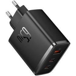 Зарядний пристрій Baseus Cube Pro Fast Charger 2C+U 65W black (P10152301113-00)