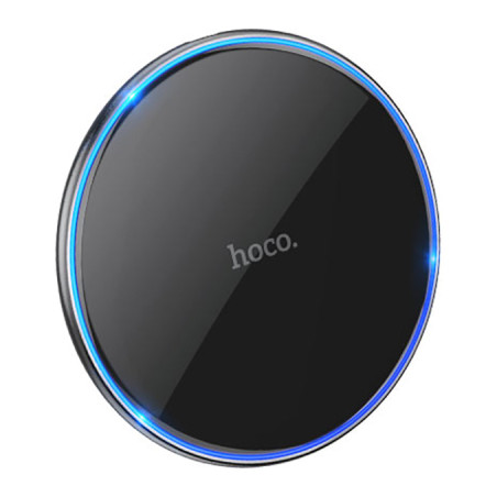 Зарядний пристрій HOCO HOCO CW6 Pro Easy 15W charging wireless fast charger Black (6931474755032)
