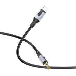 Кабель мультимедійний Lightning to 3.5mm M 1.0m black BOROFONE (6941991108327)
