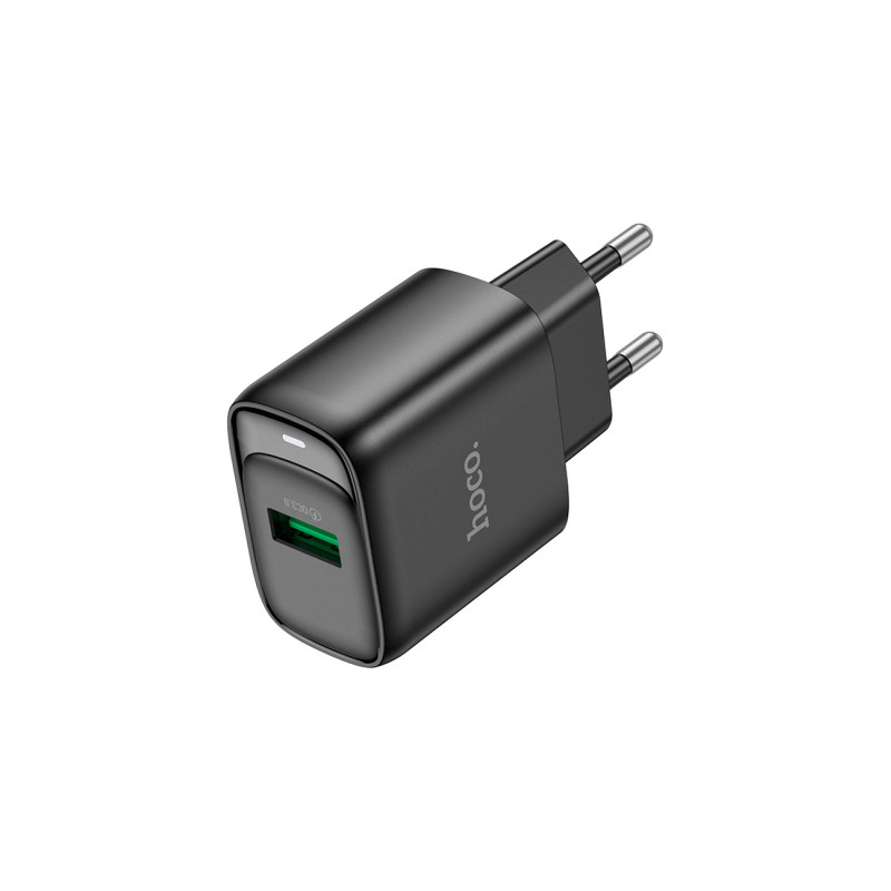 Зарядний пристрій HOCO C140A Smart USB QC3.0 Black (6942007627788)