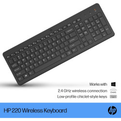 Клавіатура HP 220 Wireless UA Black (805T2AA)