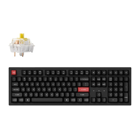 Клавіатура Keychron K10 PRO K pro Banana QMK Wireless/Bluetooth/USB-A UA Black (K10P-B4-UA)