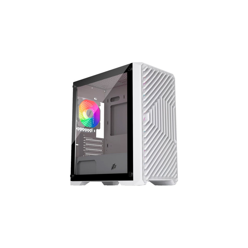 Корпус для ПК 1stPlayer T5-WH-4F1-W