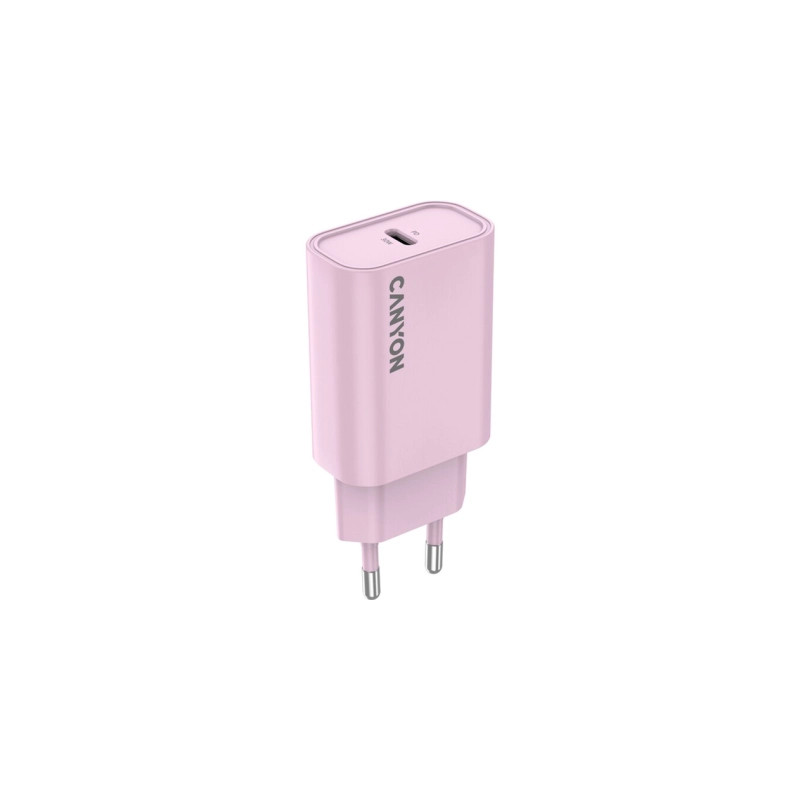 Зарядний пристрій Canyon 30CL OnCharge USB-C PD30W Pink (CNE-CHA30CLPK)