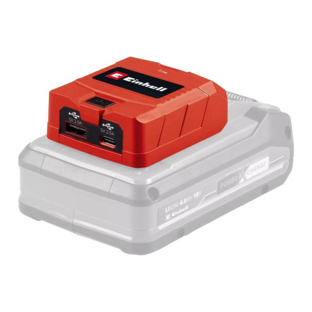 Зарядний пристрій Einhell USB акумуляторний TC-CP 18 Li USB A/C - Solo, PXC, 18В, Type-A/Type-C, 2A (4514148)
