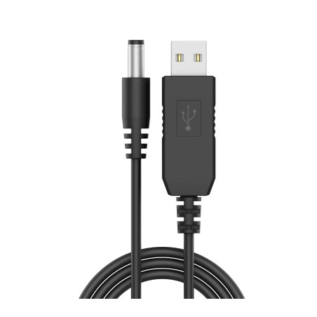 Кабель живлення USB to DC 5.5x2.1mm 9V Grand-X (RC-09B)