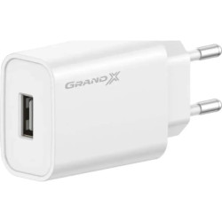 Зарядний пристрій Grand-X CH-550W Quick Charge USB QC3.0 White (CH-550W)