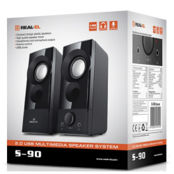 Акустична система REAL-EL S-90 Black (EL121100011)