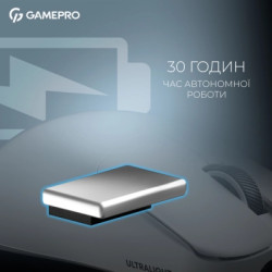 Мишка GamePro Asgard Odin 8K Wireless/USB White (GM035W)